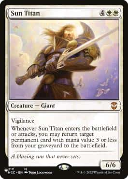 Sun Titan - Magic: The Gathering - NCC Near Mint Inglés - Carta de Magic: The Gathering en México | Hydra Collectables