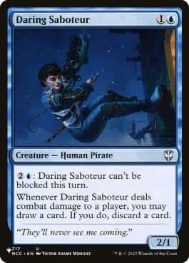 Daring Saboteur - Magic: The Gathering - NCC Near Mint Inglés - Carta de Magic: The Gathering en México | Hydra Collectables
