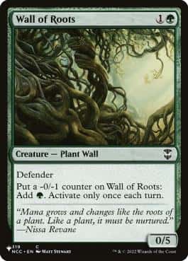 Wall of Roots - Magic: The Gathering - NCC Near Mint Inglés - Carta de Magic: The Gathering en México | Hydra Collectables