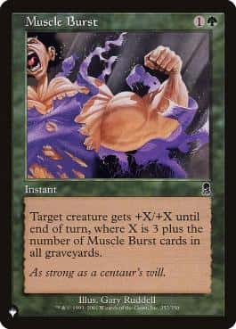 Muscle Burst - Magic: The Gathering - ODY Near Mint Inglés - Carta de Magic: The Gathering en México | Hydra Collectables