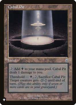 Cabal Pit - Magic: The Gathering - ODY Near Mint Inglés - Carta de Magic: The Gathering en México | Hydra Collectables