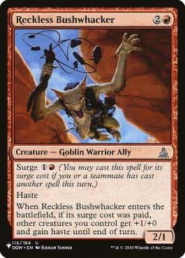 Reckless Bushwhacker - Magic: The Gathering - OGW Near Mint Inglés - Carta de Magic: The Gathering en México | Hydra Collectables