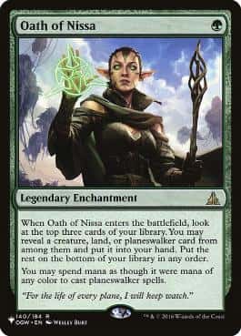 Oath of Nissa - Magic: The Gathering - OGW Near Mint Inglés - Carta de Magic: The Gathering en México | Hydra Collectables