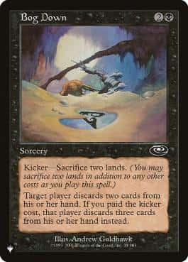 Bog Down - Magic: The Gathering - PLS Near Mint Inglés - Carta de Magic: The Gathering en México | Hydra Collectables