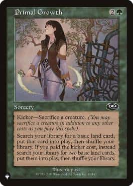 Primal Growth - Magic: The Gathering - PLS Near Mint Inglés - Carta de Magic: The Gathering en México | Hydra Collectables