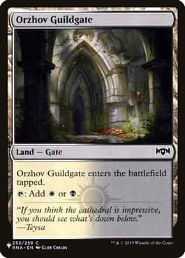 Orzhov Guildgate - Magic: The Gathering - RNA Near Mint Inglés - Carta de Magic: The Gathering en México | Hydra Collectables