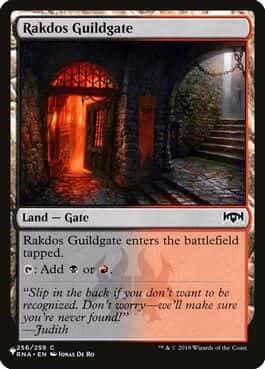 Rakdos Guildgate - Magic: The Gathering - RNA Near Mint Inglés - Carta de Magic: The Gathering en México | Hydra Collectables