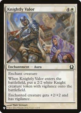 Knightly Valor - Magic: The Gathering - RTR Near Mint Inglés - Carta de Magic: The Gathering en México | Hydra Collectables