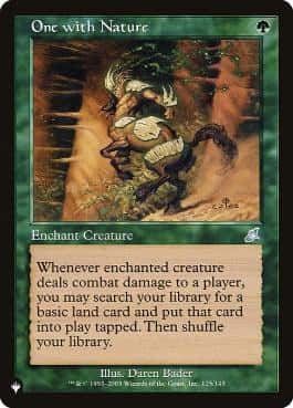 One with Nature - Magic: The Gathering - SCG Near Mint Inglés - Carta de Magic: The Gathering en México | Hydra Collectables