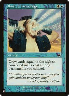 Rush of Knowledge - Magic: The Gathering - SCG Near Mint Inglés - Carta de Magic: The Gathering en México | Hydra Collectables