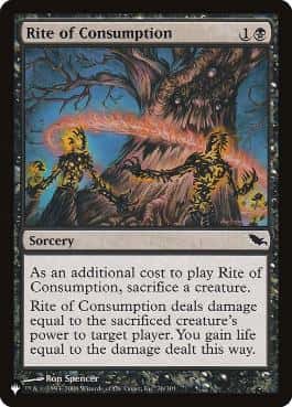 Rite of Consumption - Magic: The Gathering - SHM Near Mint Inglés - Carta de Magic: The Gathering en México | Hydra Collectables