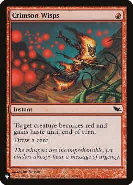 Crimson Wisps - Magic: The Gathering - SHM Near Mint Inglés - Carta de Magic: The Gathering en México | Hydra Collectables