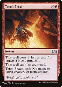 Torch Breath - Magic: The Gathering - SNC Near Mint Inglés - Carta de Magic: The Gathering en México | Hydra Collectables