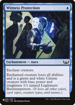 Witness Protection - Magic: The Gathering - SNC Near Mint Inglés - Carta de Magic: The Gathering en México | Hydra Collectables
