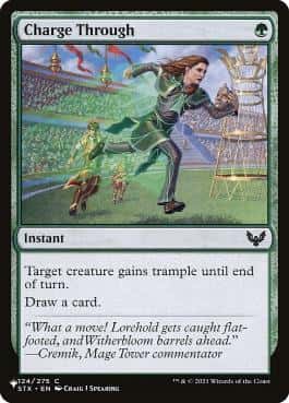 Charge Through - Magic: The Gathering - STX Near Mint Inglés - Carta de Magic: The Gathering en México | Hydra Collectables