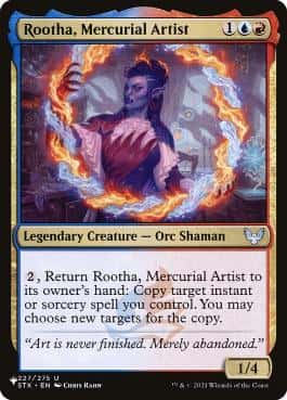Rootha, Mercurial Artist - Magic: The Gathering - STX Near Mint Inglés - Carta de Magic: The Gathering en México | Hydra Collectables