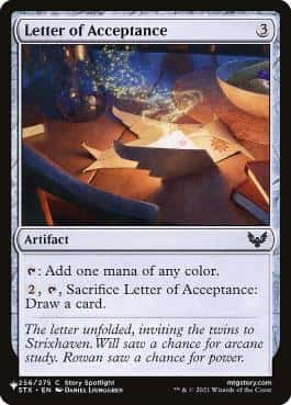 Letter of Acceptance - Magic: The Gathering - STX Near Mint Inglés - Carta de Magic: The Gathering en México | Hydra Collectables