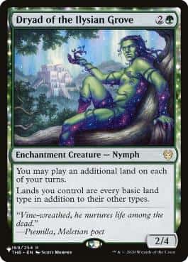 Dryad of the Ilysian Grove - Magic: The Gathering - THB Near Mint Inglés - Carta de Magic: The Gathering en México | Hydra Collectables