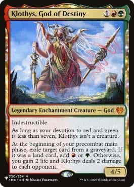 Klothys, God of Destiny - Magic: The Gathering - THB Near Mint Inglés - Carta de Magic: The Gathering en México | Hydra Collectables