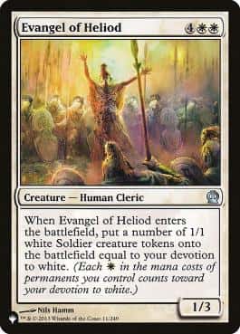 Evangel of Heliod - Magic: The Gathering - THS Near Mint Inglés - Carta de Magic: The Gathering en México | Hydra Collectables