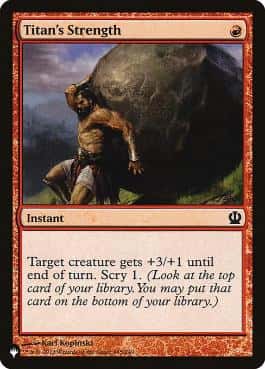 Titan's Strength - Magic: The Gathering - THS Near Mint Inglés - Carta de Magic: The Gathering en México | Hydra Collectables