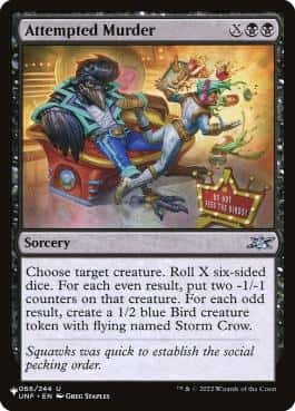 Attempted Murder - Magic: The Gathering - UNF Near Mint Inglés - Carta de Magic: The Gathering en México | Hydra Collectables