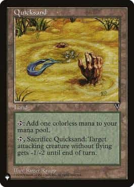 Quicksand - Magic: The Gathering - VIS Near Mint Inglés - Carta de Magic: The Gathering en México | Hydra Collectables