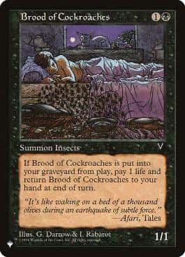Brood of Cockroaches - Magic: The Gathering - VIS Near Mint Inglés - Carta de Magic: The Gathering en México | Hydra Collectables