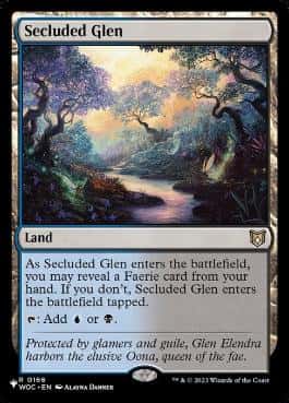 Secluded Glen - Magic: The Gathering - WOC Near Mint Inglés - Carta de Magic: The Gathering en México | Hydra Collectables