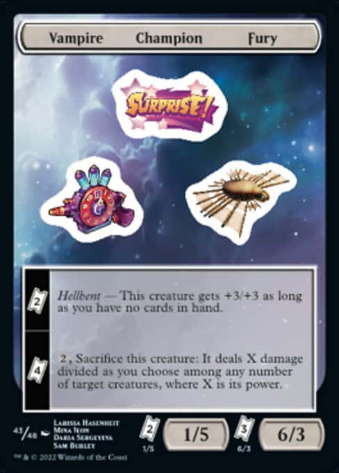 Vampire Champion Fury - Magic: The Gathering - UNF Near Mint Inglés - Carta de Magic: The Gathering en México | Hydra Collectables