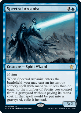 Spectral Arcanist - Magic: The Gathering - VOC Near Mint Inglés - Carta de Magic: The Gathering en México | Hydra Collectables