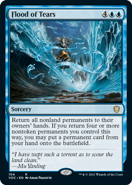Flood of Tears - Magic: The Gathering - VOC Near Mint Inglés - Carta de Magic: The Gathering en México | Hydra Collectables