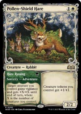 Pollen-Shield Hare - Magic: The Gathering - WOE-BF Near Mint Inglés - Carta de Magic: The Gathering en México | Hydra Collectables
