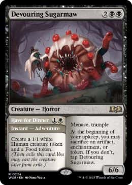 Devouring Sugarmaw - Magic: The Gathering - WOE Near Mint Inglés - Carta de Magic: The Gathering en México | Hydra Collectables