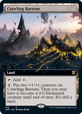 Crawling Barrens - Magic: The Gathering - ZNR-BF Near Mint Inglés - Carta de Magic: The Gathering en México | Hydra Collectables