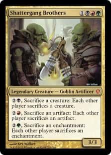 Shattergang Brothers(Over sized card) - Magic: The Gathering - C13 Near Mint Inglés - Carta de Magic: The Gathering en México | Hydra Collectables
