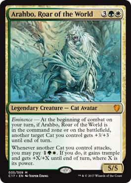 Arahbo, Roar of the World(Over sized card) - Magic: The Gathering - C17 Near Mint Inglés - Carta de Magic: The Gathering en México | Hydra Collectables
