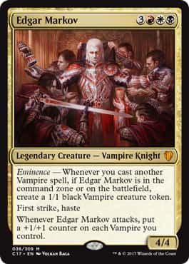 Edgar Markov(Over sized card) - Magic: The Gathering - C17 Near Mint Inglés - Carta de Magic: The Gathering en México | Hydra Collectables
