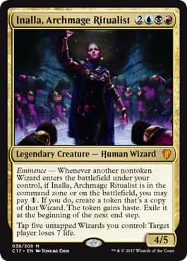 Inalla, Archmage Ritualist(Over sized card) - Magic: The Gathering - C17 Near Mint Inglés - Carta de Magic: The Gathering en México | Hydra Collectables