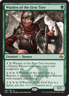 Warden of the First Tree - Magic: The Gathering - FRF-PRE Near Mint Inglés - Carta de Magic: The Gathering en México | Hydra Collectables