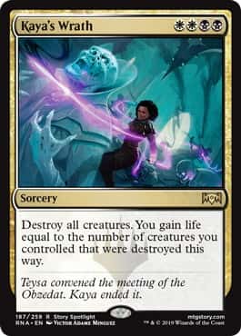Kaya's Wrath - Magic: The Gathering - RNA Near Mint Inglés - Carta de Magic: The Gathering en México | Hydra Collectables