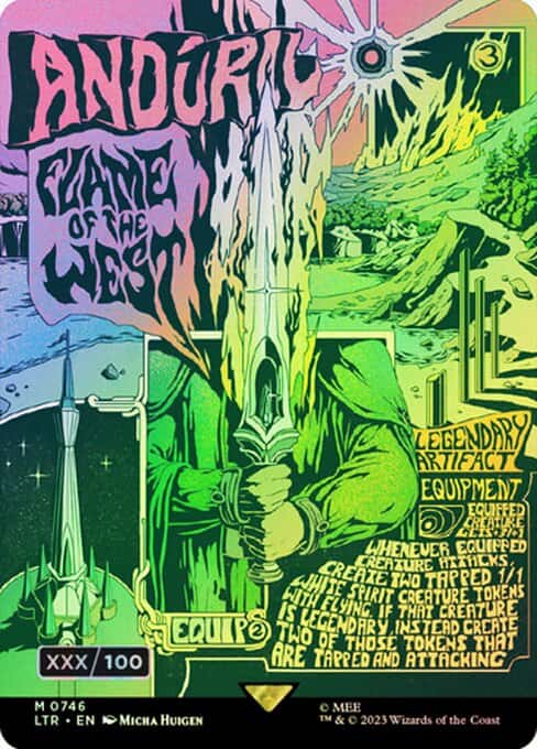 Andúril, Flame of the West - Magic: The Gathering - LTR-BF Near Mint Inglés - Carta de Magic: The Gathering en México | Hydra Collectables