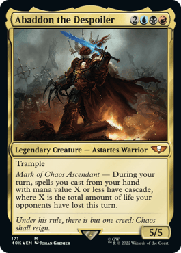 Abaddon the Despoiler - Vista detallada 1 de Magic México | Hydra