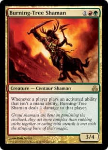 Burning-Tree Shaman - Vista detallada 1 de Magic México | Hydra