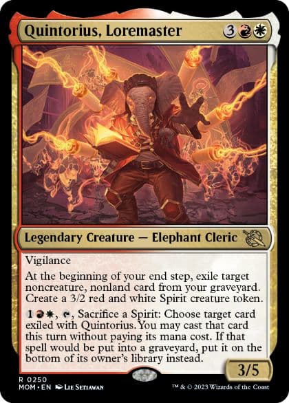 Quintorius, Loremaster - Vista detallada 1 de Magic México | Hydra