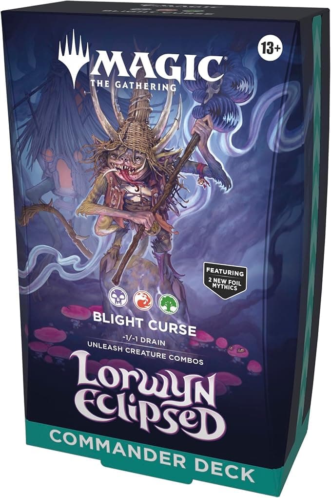 Magic: The Gathering Lorwyn Eclipsed - Commander Deck Blight Curse - Vista detallada 1 de Magic México | Hydra